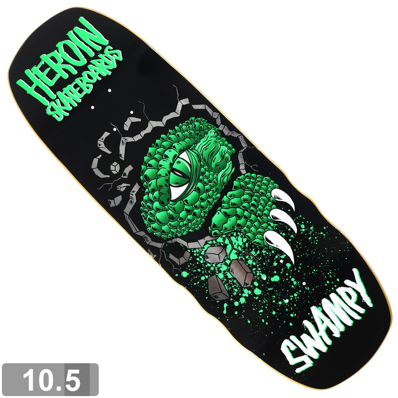 HEROIN SWAMPY ALLIGATOR SHOVEL DECK 10.5【 ヘロイン スワンピー アリゲーター ショベル デッキ 】