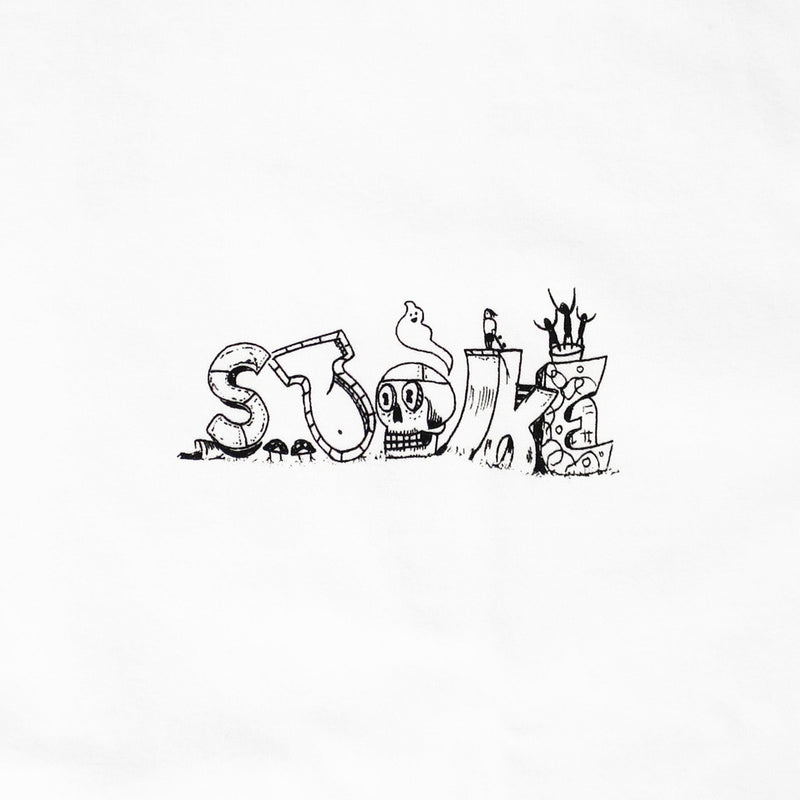 STOKE x KENJI '373' GOTO SKATE TOURISM TEE WHITE【 ストーク 373 スケート ツーリズム Tシャツ ホワイト 】