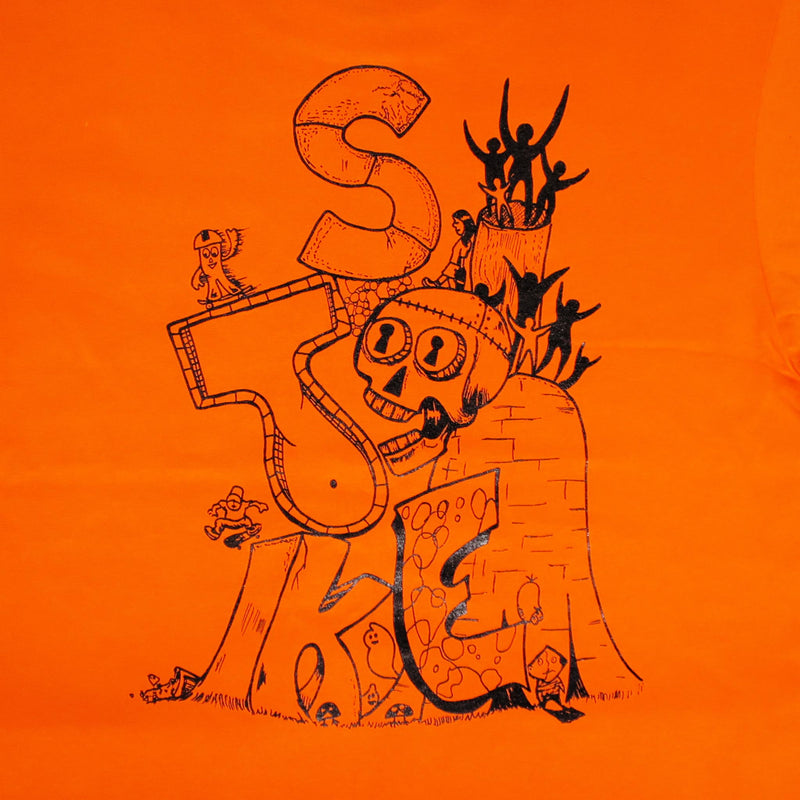 STOKE x KENJI '373' GOTO SKATE TOURISM TEE ORANGE 【 ストーク 373 スケート ツーリズム Tシャツ オレンジ 】