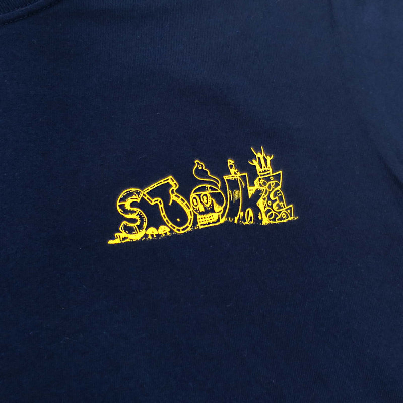 STOKE x KENJI '373' GOTO SKATE TOURISM TEE NAVY 【 ストーク 373 スケート ツーリズム Tシャツ ネイビー 】