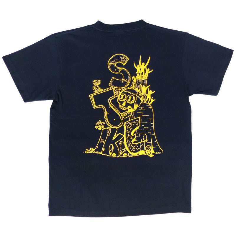 STOKE x KENJI '373' GOTO SKATE TOURISM TEE NAVY 【 ストーク 373 スケート ツーリズム Tシャツ ネイビー 】