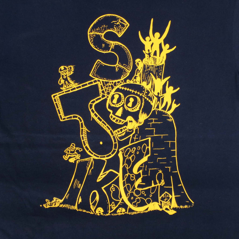 STOKE x KENJI '373' GOTO SKATE TOURISM TEE NAVY 【 ストーク 373 スケート ツーリズム Tシャツ ネイビー 】