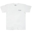 STOKE BONFIRE CREW TEE WHITE/ CLOUD GRAY 【 ストーク ボン ファイヤー クルー Tシャツ ホワイト / クラウド グレイ 】