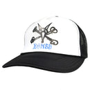 POWELL PERALTA VATO RAT BONES TRUCKER CAP WHITE / BLACK 【 パウエル ペラルタ ヴァータ ラット ボーンズ トラッカー キャップ ホワイト / ブラック 】