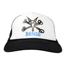 POWELL PERALTA VATO RAT BONES TRUCKER CAP WHITE / BLACK 【 パウエル ペラルタ ヴァータ ラット ボーンズ トラッカー キャップ ホワイト / ブラック 】
