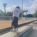 STOKE BONFIRE CREW TEE WHITE/ CLOUD GRAY 【 ストーク ボン ファイヤー クルー Tシャツ ホワイト / クラウド グレイ 】