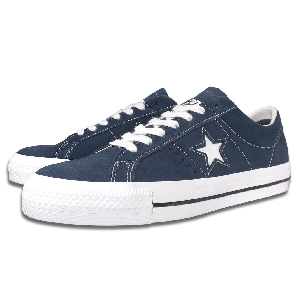 CONVERSE ONE STAR PRO SUEDE NAVY / WHITE CONS 【 コンバース ワン ...