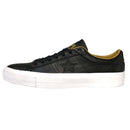 CONVERSE ONE STAR LEATHER OX BLACK / SAND CONS 【 コンバース ワン スター レザー OX ブラック / サンド スケートシューズ 】