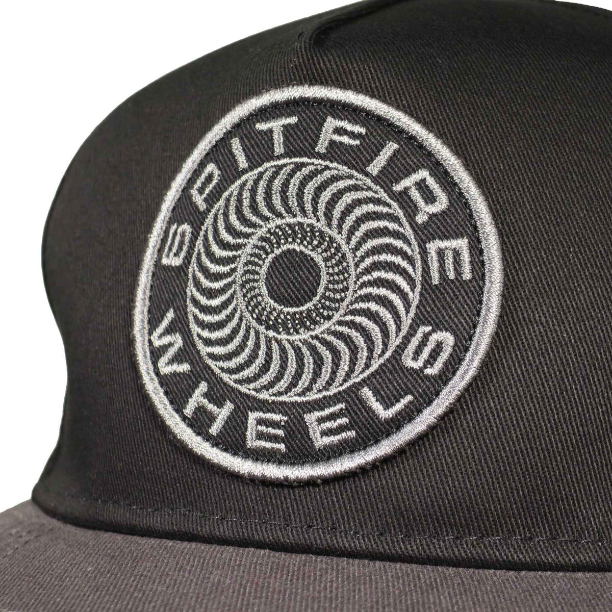 SPITFIRE CLASSIC 87 SWIRL PATCH SNAPBACK BLACK / CHARCOAL