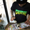 CREATURE LOGO T-SHIRTS BLACK 【 クリーチャー ロゴ Tシャツ ブラック 】