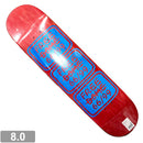 FREEDOME TEAM LOGO RED DECK 8.0 【フリーダム チームロゴ レッド デッキ 】