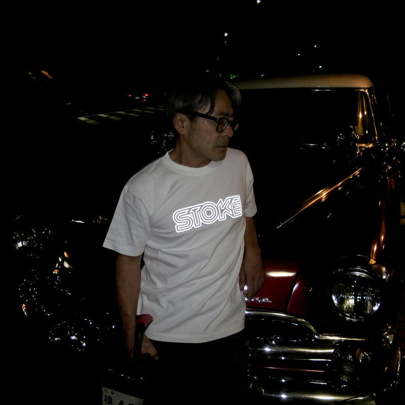 STOKE REFLECTIVE TEE WHITE 【 ストーク リフレクティブ Tシャツ ホワイト 】