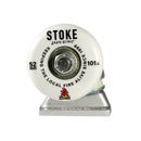 【 8.2～8.4のデッキとあわせて簡単にコンプリート完成! 】KRUX 8.25 STANDARD SILVER x STOKE ウィール 足回りセット