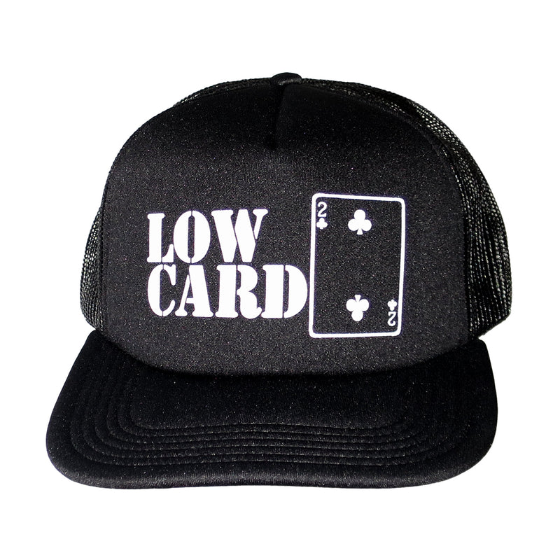 LOWCARD ORIGINAL LOGO MESH HAT BLACK 【 ローカード オリジナルロゴ メッシュ ハット 】