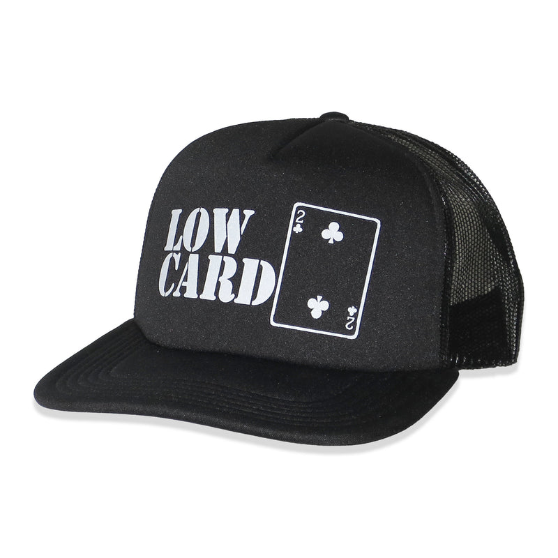 LOWCARD ORIGINAL LOGO MESH HAT BLACK 【 ローカード オリジナルロゴ メッシュ ハット 】