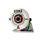 【 7.5～7.8のデッキとあわせて簡単にコンプリート完成! 】 MINI LOGO TRUCK 7.63 x STOKE WHEEL 足回りセット