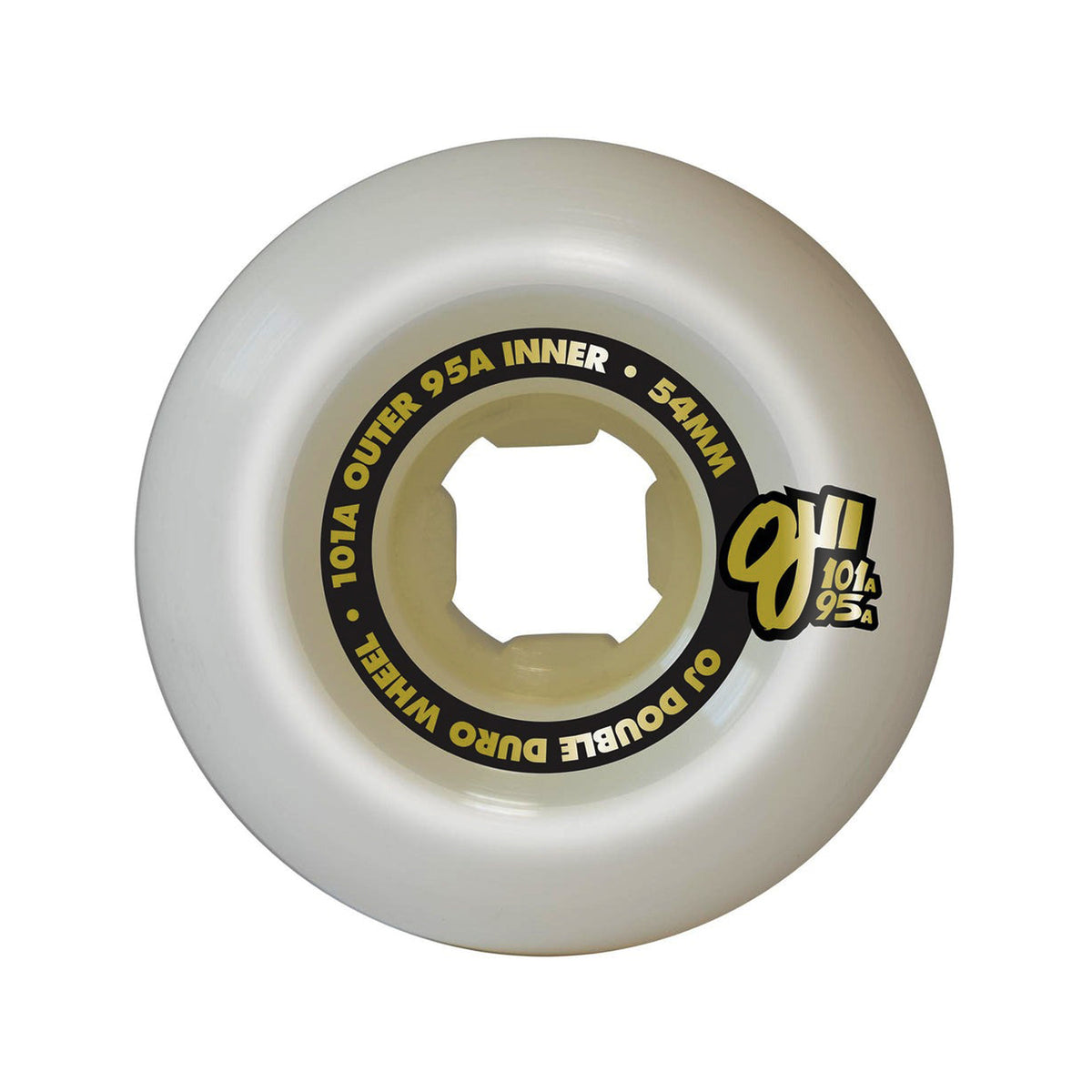 スケートボード OJ DBL DURO SHIN DOLPHIN GLD 58MM101A OJ SHIN SANBONGI DOLPHINS GOLD DOUBLE DURO WHITE WHEEL 101a / 95a 54mm