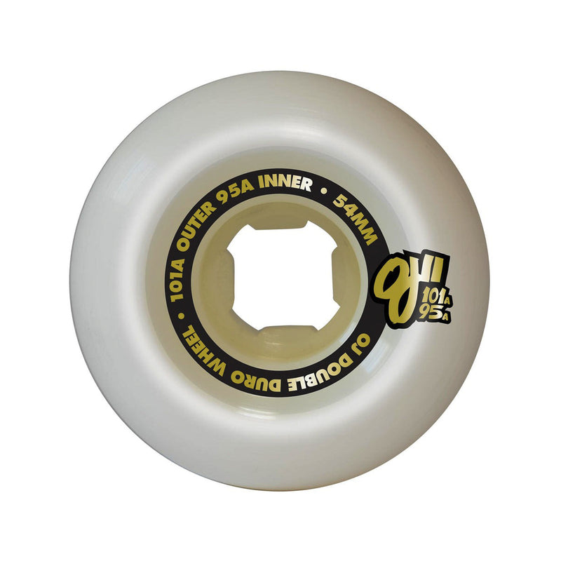 OJ SHIN SANBONGI DOLPHINS GOLD DOUBLE DURO WHITE WHEEL 101a / 95a 54mm 【 オージェイ シン サンボンギ ドルフィンズ ゴールド ダブル デュロ ホワイト ウィール 】