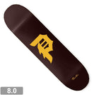 PRIMITIVE DIRTY P CORE BROWN / PADRES YELLOW DECK 8.0 【 プリミティブ ダーティー P コア ブラウン / パドレスイエロー デッキ 】