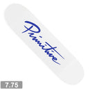 PRIMITIVE NUEVO SCRIPT CORE WHITE / BLUE DECK 7.75 【 プリミティブ ヌエボ スクリプト コア ホワイト / ブルー デッキ 】