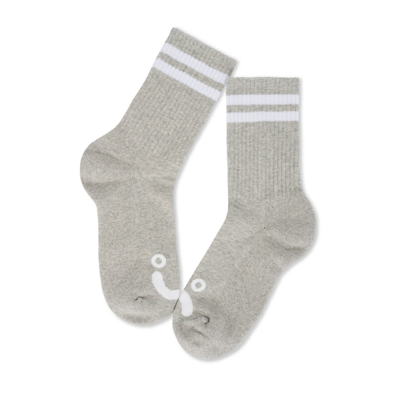 POLAR SKATE CO. HAPPY SAD SOCKS GRAY 【 ポーラー ハッピー サッド ソックス グレー 】