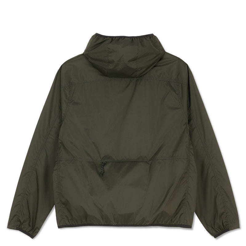 POLAR SKATE CO. PACKABLE ANORAK JACKET DIRTY BLACK【 ポーラー スケート パッカブル アノラック ダーティー ブラック 】