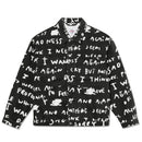 POLAR SKATE CO. PATRIK JACKET SAD NOTES BLACK / WHITE 【 ポーラー スケート  パトリック ジャケット サド ノート ブラック / ホワイト  】