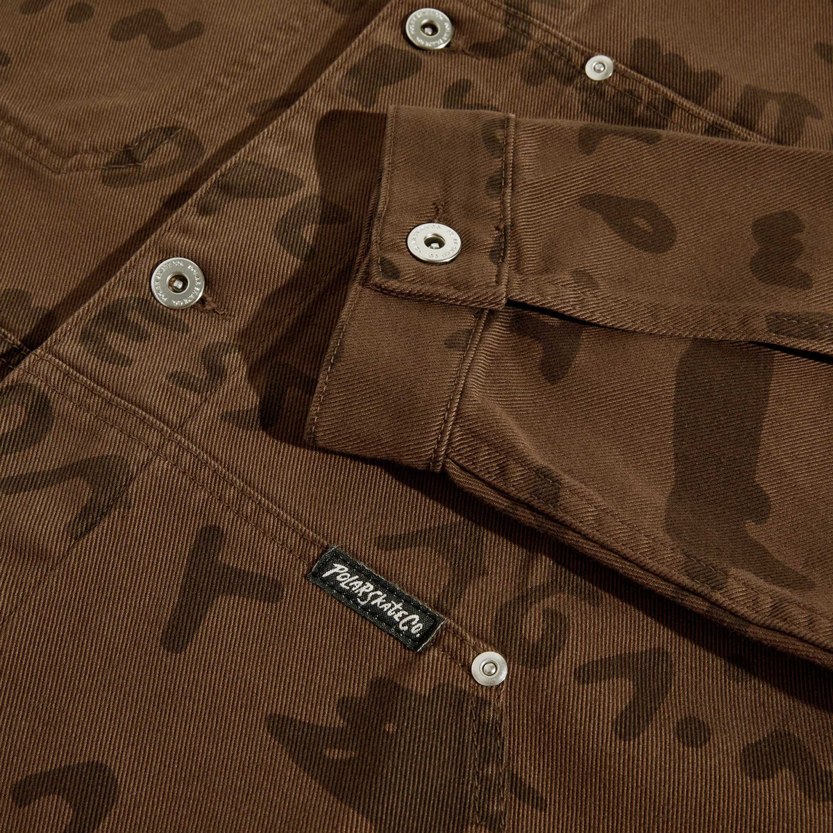 POLAR SKATE CO. PATRIK JACKET SAD NOTES WALNUT 【 ポーラー