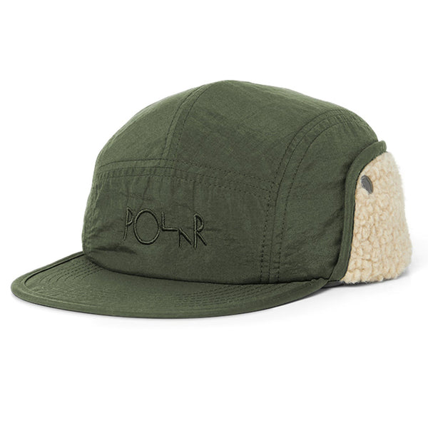 POLAR SKATE CO. VILDE FLAP CAP ARMY GREEN 【 ポーラー ヴィルデ フラップ キャップ アーミー グリーン 】