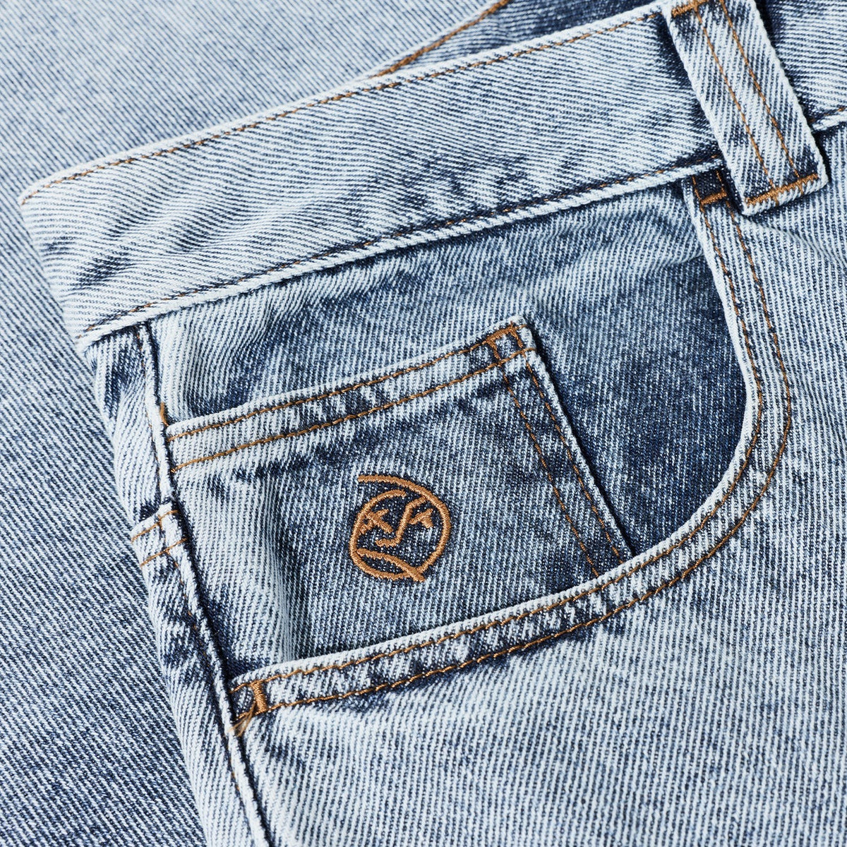POLAR SKATE CO. BIG BOY SHORTS HEAVY WASHED BLUE 26SP 【 ポーラー