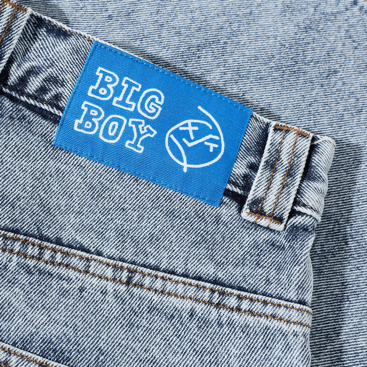 POLAR SKATE CO. BIG BOY SHORTS HEAVY WASHED BLUE 26SP 【 ポーラー