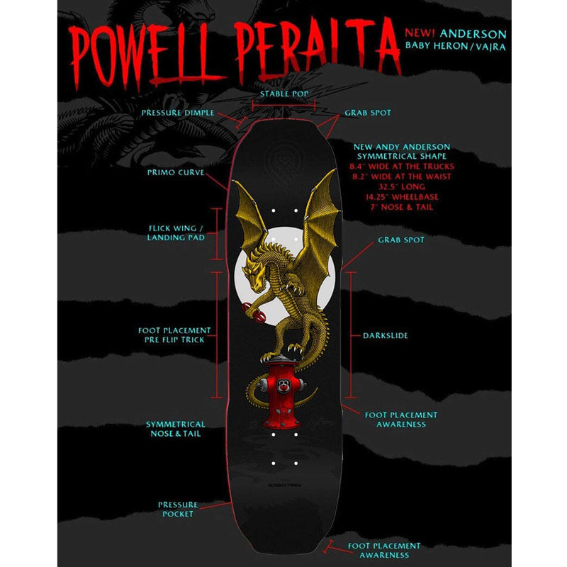 POWELL-PERALTA PRO ANDY ANDERSON VAJRA DECK 8.4【 パウエル ペラルタ プロ アンディ アンダーソン ヴァジュラ デッキ 8.4 】