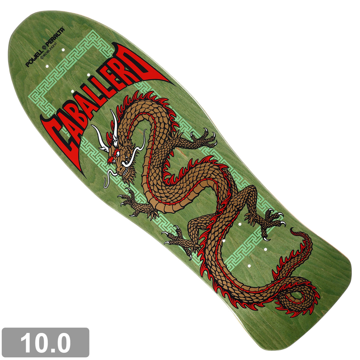 POWELL-PERALTA STEVE CABALLERO CHINESE DRAGON REISSUE DECK REISSUE 10.0 【  パウエル ペラルタ スティーブ キャバレロ チャイニーズ ドラゴン リイシュー デッキ 10.0 】