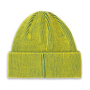 POLAR SKATE CO. LINES MERINO BEANIE - CHARTREUSE/ARMY GREEN 【 ポーラー ラインズ メリノ ビーニー イエロー 】