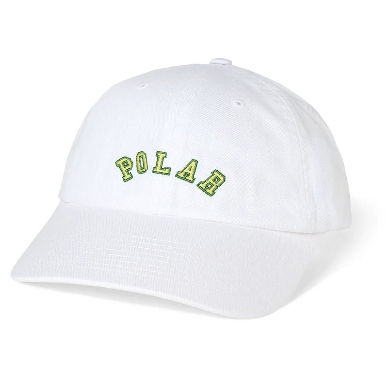 POLAR SKATE CO. SAI COLLEGE CAP WHITE 【 ポーラー サイ キャップ
