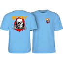 POWELL-PERALTA BONES RIPPER CAROLINA BLUE YOUTH T-SHIRTS 【 子供用 パウエル ボーンズ リッパー Tシャツ キャロライナ ブルー キッズ 】