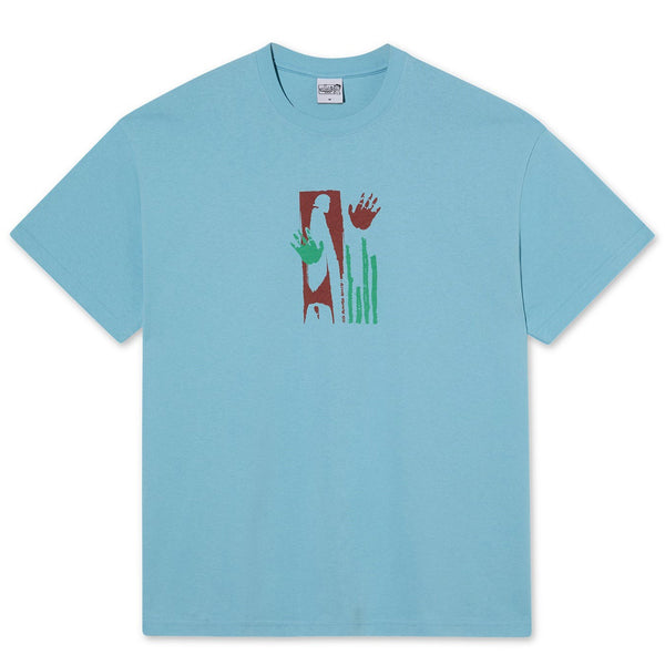 POLAR SKATE CO. SITTING HANDS TEE SKY BLUE【 ポーラー シッティング ハンズ Tシャツ スカイブルー 】