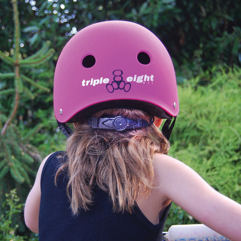 TRIPLE EIGHT LIL 8 KIDS HELMET WHITE GLOSSY 【 トリプルエイト リル 8 キッズ ヘルメット ホワイト グロッシー 】