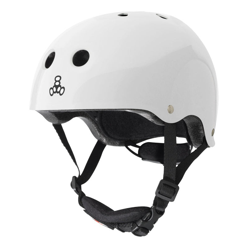 TRIPLE EIGHT LIL 8 KIDS HELMET WHITE GLOSSY 【 トリプルエイト リル 8 キッズ ヘルメット ホワイト グロッシー 】