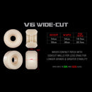 BONES X-FORMULA V6 WIDE‐CUT SERVOLD MERMAID WHEEL 54mm 99A 【 ボーンズ X フォーミュラ V6 ワイド カット サーヴォルド マーメイド ウィール 】