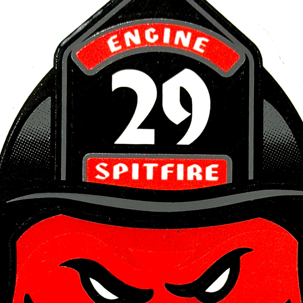 SPITFIRE x SFFD ENGINE 29 FIREFIGHTERS BIGHEAD STICKER