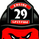 SPITFIRE x SFFD ENGINE 29 FIREFIGHTERS BIGHEAD STICKER【スピットファイア ファイアーファイター ビッグヘッド ステッカー 】