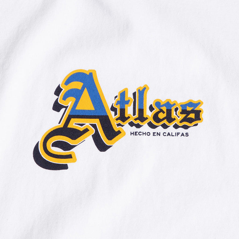 ATLAS HECHO T-SHIRTS WHITE 【 アトラス ヘチョ Tシャツ ホワイト 】