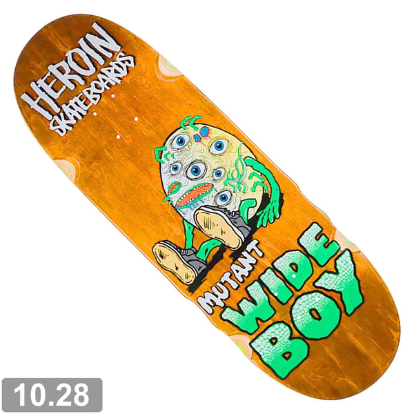 HEROIN MUTANT WIDE BOY DECK 10.28 ORANGE 【 ヘロイン ミュータント ワイド ボーイ デッキ  】 (コピー)