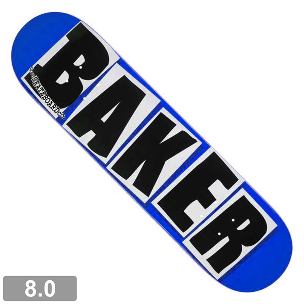 BAKER BRAND LOGO NAVY DECK 8.0 【 ベイカー ブランド ロゴ ネイビー デッキ 】