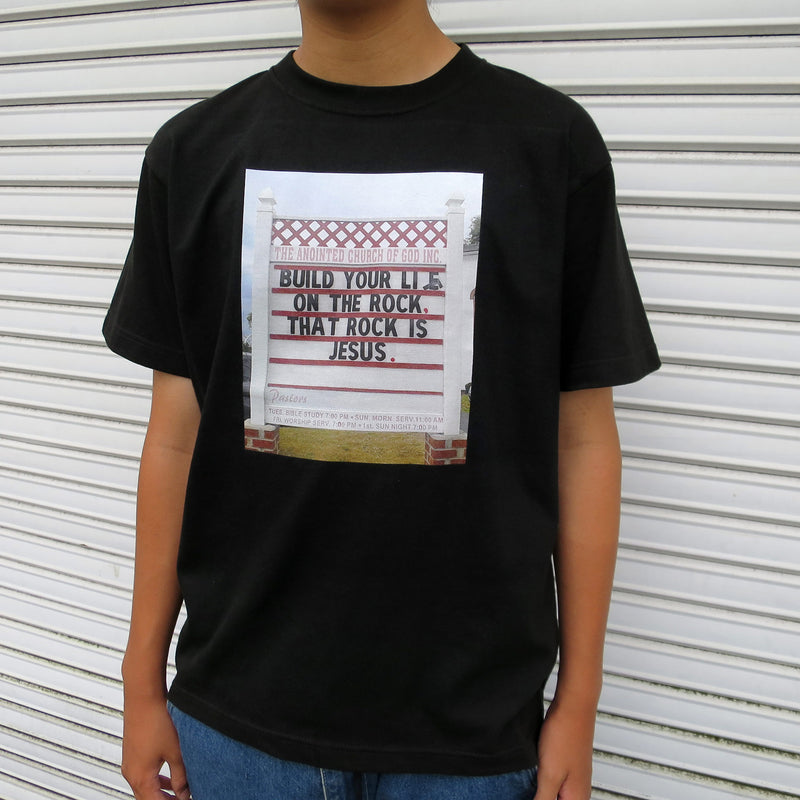 STOKE BUILD YOUR LIE TEE BLACK 【 ビルド ユア ライ Tシャツ ブラック 】