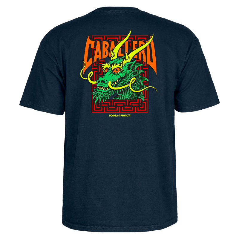 POWELL PERALTA CABALLERO STREET DRAGON NAVY T-SHIRTS 【 パウエル ペラルタ キャバレロ ストリート ドラゴン ネイビー Tシャツ 】