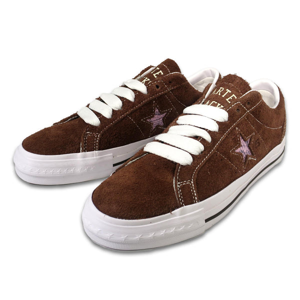 QUARTERSNACKS x CONVERSE ONE STAR PRO OX SUEDE DARK CLOVE