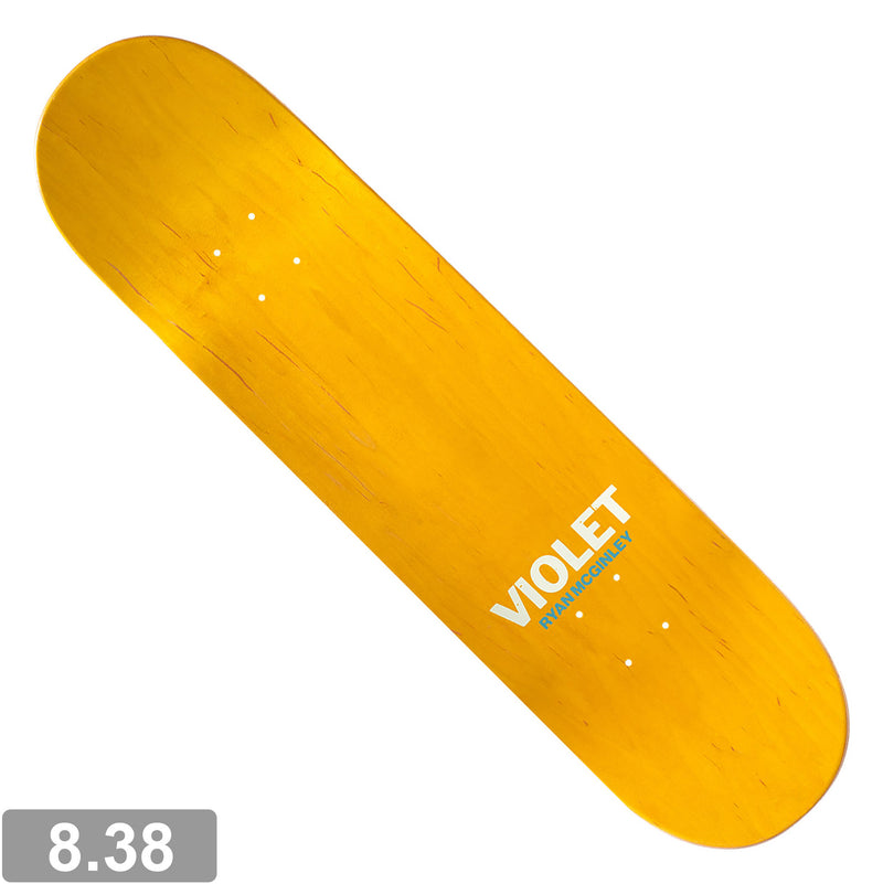 VIOLET RYAN MCGINLEY LIZZY DECK YELLOW DECK 8.38【 バイオレット