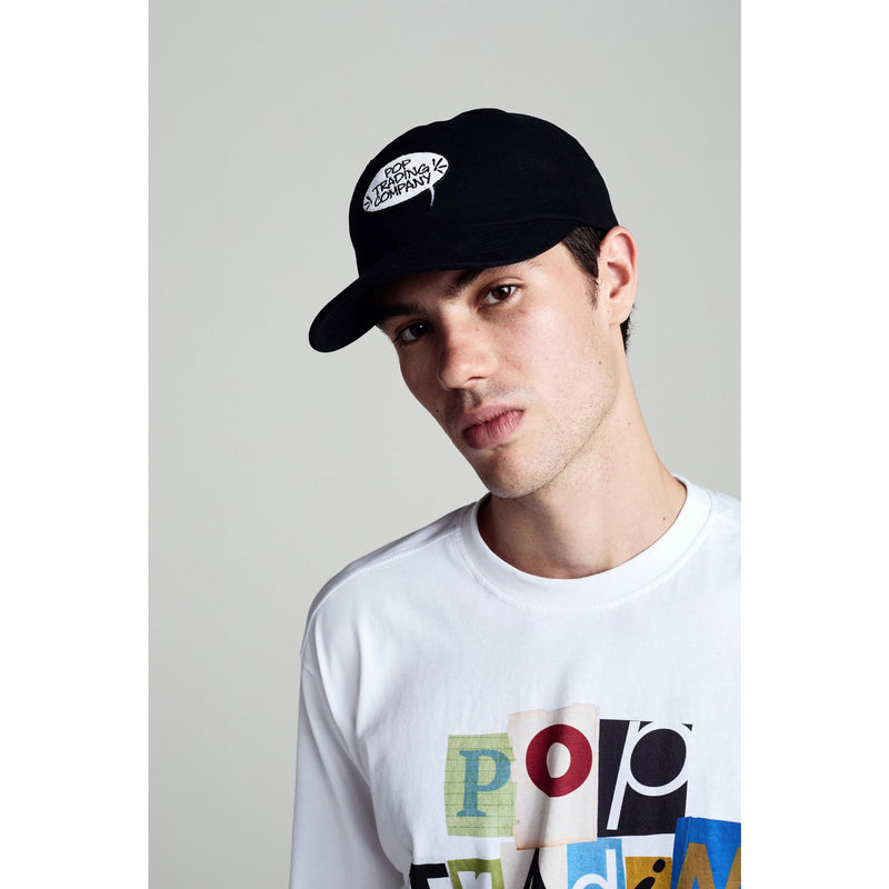 POP TRADING COMPANY FLY SIXPANEL HAT BLACK【 ポップ トレーディング